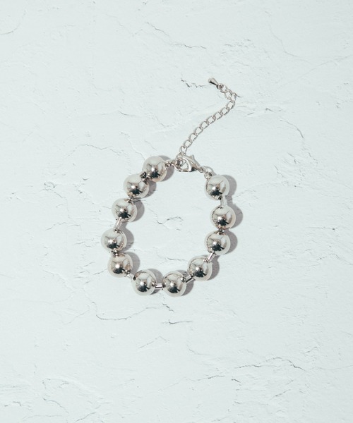 COLOR TOKYO ACCESSORIES(カラートウキョウアクセサリー)の「メタルボールブレス(ブレスレット・レディース・Silver/GOLD ・FREE)」の5枚目の写真