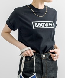 【BROWN THEATRE PRODUCTS】ボックスロゴTシャツ