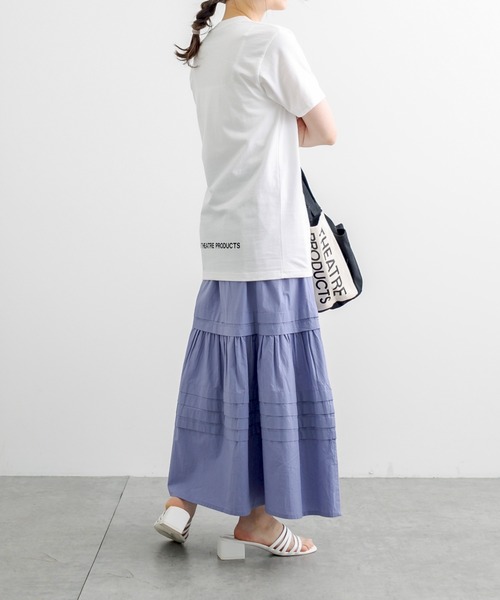 THEATRE PRODUCTS（シアタープロダクツ）の「【BROWN THEATRE PRODUCTS】ボックスロゴTシャツ（Tシャツ/カットソー・メンズ・ホワイト/ブラック/ナチュラル・FREE/S）」の17枚目の写真