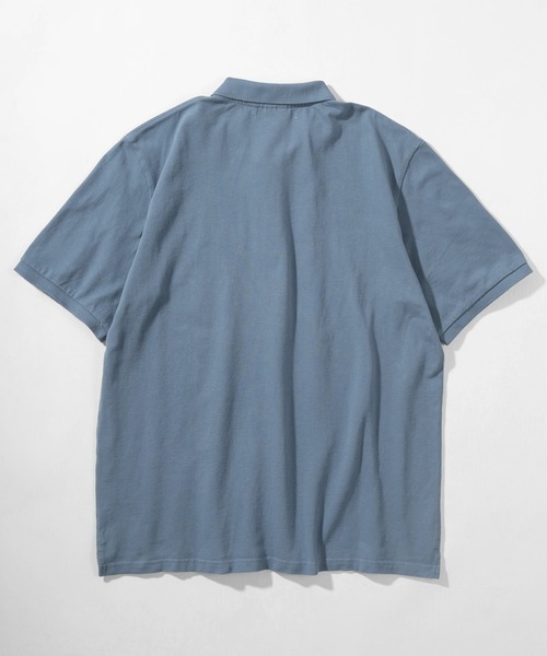 Carhartt WIP（カーハートダブリューアイピー）の「【Carhartt/カーハート】 ワンポイント ブランドロゴ刺繍 ポロシャツ/CHASE PIQUE POLO/鹿の子ポロシャツ（ポロシャツ・レディース・ライトブルー/ブラック/オリーブ・M/L/XL）」の5枚目の写真