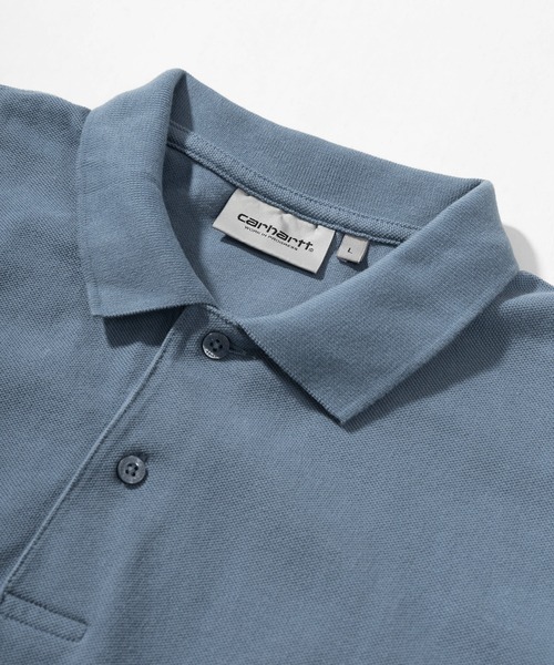 Carhartt カーハート 刺繍ワンポイントロゴ ポロシャツ リブライン
