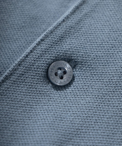 Carhartt WIP（カーハートダブリューアイピー）の「【Carhartt/カーハート】 ワンポイント ブランドロゴ刺繍 ポロシャツ/CHASE PIQUE POLO/鹿の子ポロシャツ（ポロシャツ・レディース・ライトブルー/ブラック/オリーブ・M/L/XL）」の7枚目の写真