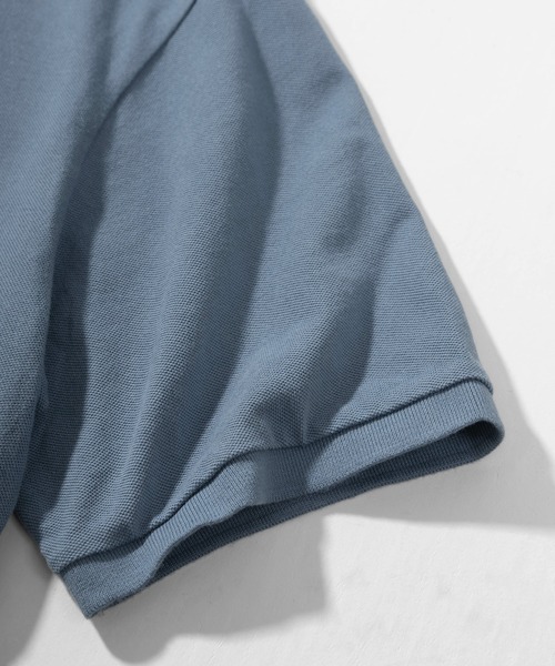 Carhartt WIP（カーハートダブリューアイピー）の「【Carhartt/カーハート】 ワンポイント ブランドロゴ刺繍 ポロシャツ/CHASE PIQUE POLO/鹿の子ポロシャツ（ポロシャツ・レディース・ライトブルー/ブラック/オリーブ・M/L/XL）」の9枚目の写真