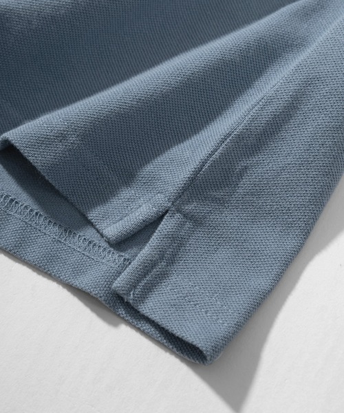 Carhartt WIP（カーハートダブリューアイピー）の「【Carhartt/カーハート】 ワンポイント ブランドロゴ刺繍 ポロシャツ/CHASE PIQUE POLO/鹿の子ポロシャツ（ポロシャツ・レディース・ライトブルー/ブラック/オリーブ・M/L/XL）」の10枚目の写真