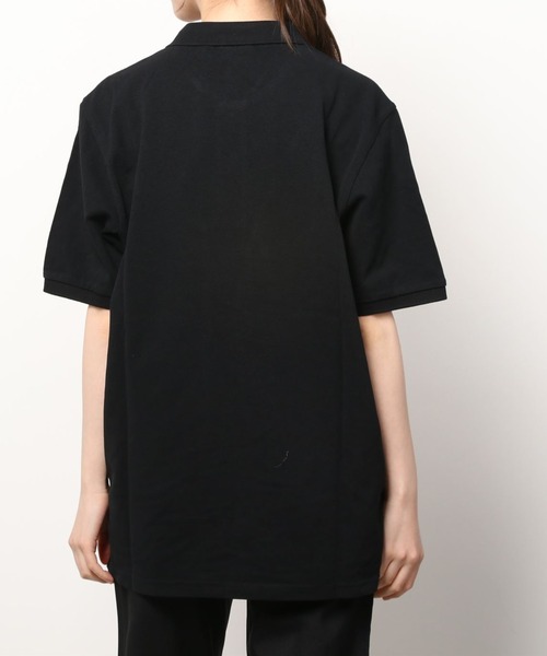 Carhartt WIP（カーハートダブリューアイピー）の「【Carhartt/カーハート】 ワンポイント ブランドロゴ刺繍 ポロシャツ/CHASE PIQUE POLO/鹿の子ポロシャツ（ポロシャツ・レディース・ライトブルー/ブラック/オリーブ・M/L/XL）」の13枚目の写真