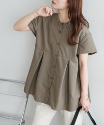 【新色追加!/WEB限定】ウエスト切り替えブラウス