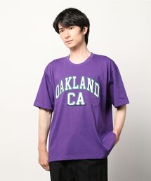 BEATJIVE（ビートジャイブ）の「カレッジロゴ Tシャツ ビッグシルエット OAKLAND 半袖 メンズ（Tシャツ/カットソー）」
