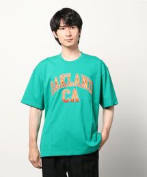BEATJIVE（ビートジャイブ）の「カレッジロゴ Tシャツ ビッグシルエット OAKLAND 半袖 メンズ（Tシャツ/カットソー）」