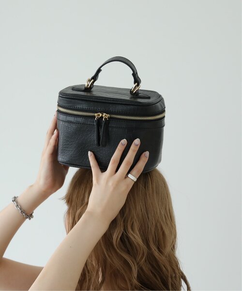 RAY CASSIN(レイカズン)の「バニティーバッグ(ハンドバッグ・レディース・ブラック/ベージュ/カーキ・FREE)」の5枚目の写真