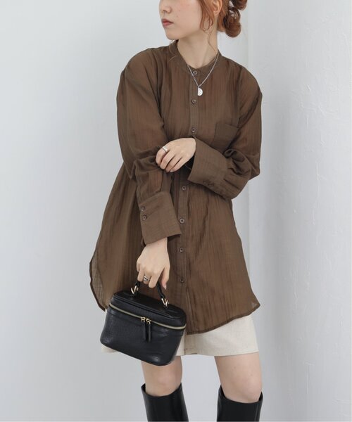 RAY CASSIN(レイカズン)の「バニティーバッグ(ハンドバッグ・レディース・ブラック/ベージュ/カーキ・FREE)」の7枚目の写真