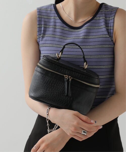 RAY CASSIN(レイカズン)の「バニティーバッグ(ハンドバッグ・レディース・ブラック/ベージュ/カーキ・FREE)」の9枚目の写真