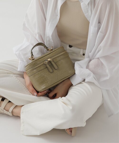 RAY CASSIN(レイカズン)の「バニティーバッグ(ハンドバッグ・レディース・ブラック/ベージュ/カーキ・FREE)」の17枚目の写真