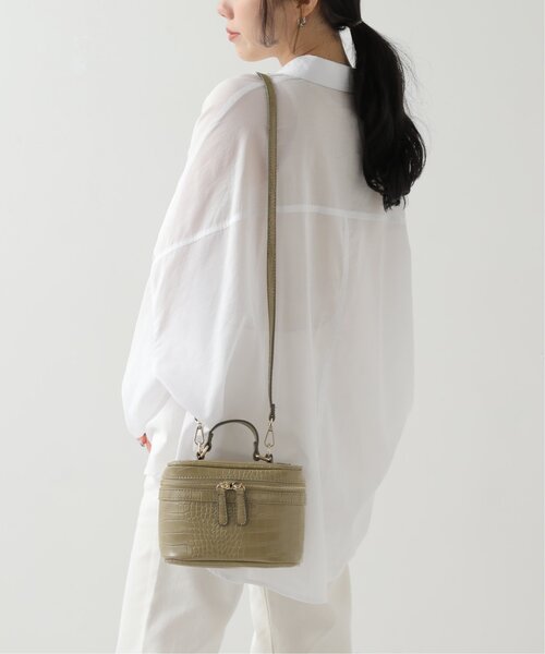 RAY CASSIN(レイカズン)の「バニティーバッグ(ハンドバッグ・レディース・ブラック/ベージュ/カーキ・FREE)」の19枚目の写真