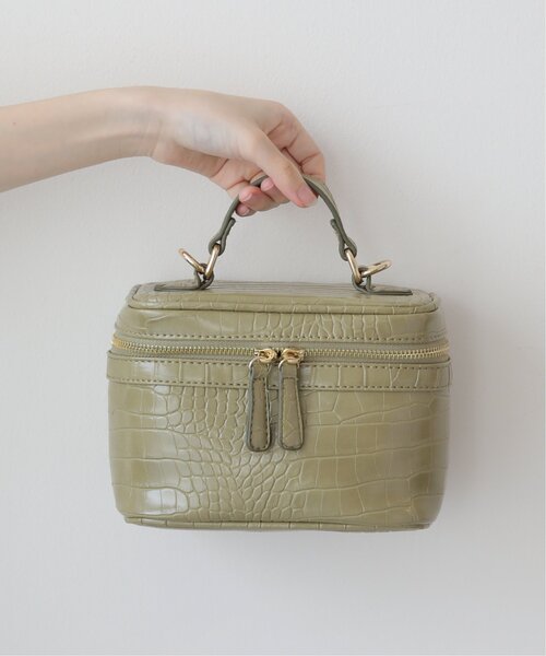 RAY CASSIN(レイカズン)の「バニティーバッグ(ハンドバッグ・レディース・ブラック/ベージュ/カーキ・FREE)」の22枚目の写真