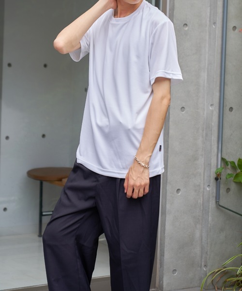 LIFEMAX(ライフマックス)の「【LIFEMAX】4.3オンスドライTシャツ(ポリジン加工)半袖無地T 防臭 MS1154(Tシャツ/カットソー・メンズ・ブラック/カーキ/イエロー/ホワイト/ネイビー/ピンク・XL/L/M/S)」の13枚目の写真