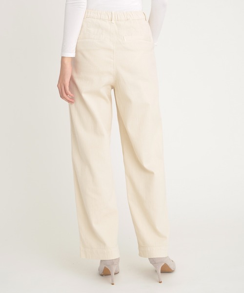 YANUK（ヤヌーク）の「Linen Mix Denim リラックスワイド