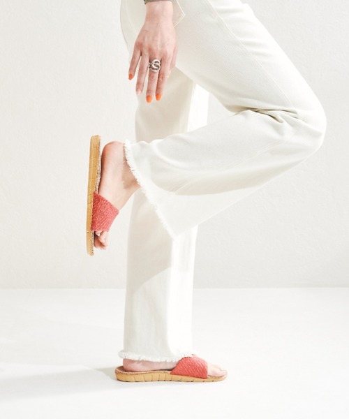 ORiental TRaffic（オリエンタルトラフィック）の「麻スリッパ G-0008（その他シューズ・レディース・グレー/ピンク/イエロー/ブルー/グリーン・S/M/L）」の7枚目の写真