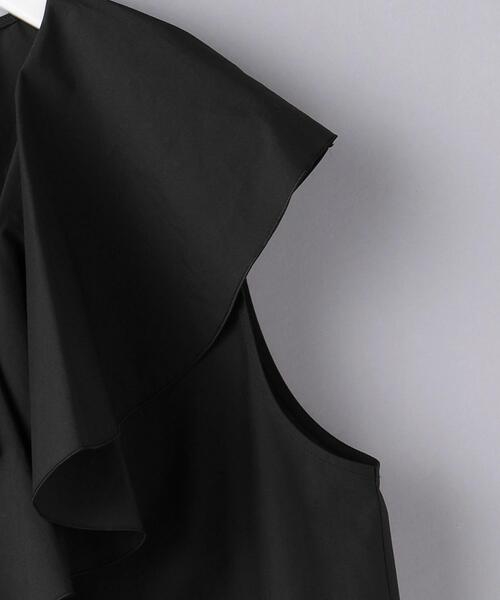 AEWEN MATOPH(イウエン マトフ)の「<AEWEN MATOPH>コットン フリル ノースリーブブラウス(シャツ/ブラウス・レディース・ホワイト/ブラック・FREE)」の13枚目の写真