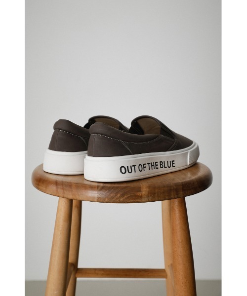 AZUL by moussy(アズールバイマウジー)の「THICK BOTTOM SLIP ON/スィックボトムスリッポン(スニーカー・メンズ・ブラウン/ブラック・LARGE/MEDIUM)」の4枚目の写真