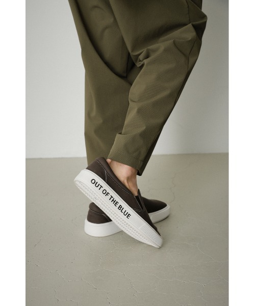 AZUL by moussy(アズールバイマウジー)の「THICK BOTTOM SLIP ON/スィックボトムスリッポン(スニーカー・メンズ・ブラウン/ブラック・LARGE/MEDIUM)」の10枚目の写真
