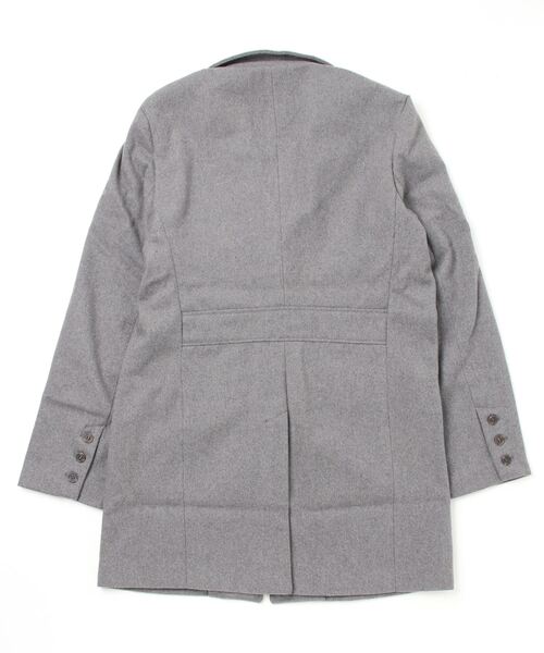 hardcover（ハードカバー）の「hardcover/メルトンチェスター（チェスターコート・レディース・ブラック/グレー・SMALL/LARGE/MEDIUM）」の4枚目の写真