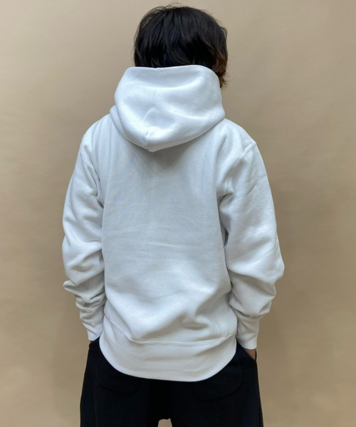 ★Champion 鬼フェード カレッジロゴ パーカー フーディー XL 茄子紺 セール】 Champion:〈ウォッシャブル〉リバースウィーブ