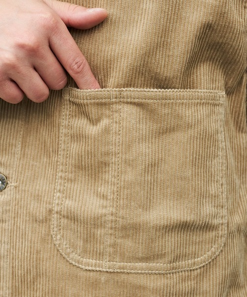 UNIVERSAL OVERALL(ユニバーサルオーバーオール)の「【UNIVERSAL OVERALL】CORDUROY COVERALL / コーデュロイカバーオールジャケット(カバーオール・メンズ・ブラック/ブラウン/グレー/ベージュ・LARGE/MEDIUM/X-LARGE)」の17枚目の写真