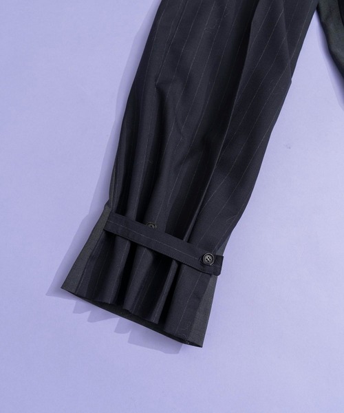 MAISON SPECIAL（メゾンスペシャル）の「ハイウエストタックパンツ【MAISON SPECIAL/メゾンスペシャル】■セットアップ対応■（その他パンツ・レディース・グレー/カーキ・38/36）」の19枚目の写真