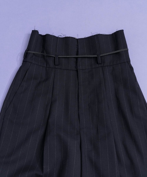 MAISON SPECIAL（メゾンスペシャル）の「ハイウエストタックパンツ【MAISON SPECIAL/メゾンスペシャル】■セットアップ対応■（その他パンツ・レディース・グレー/カーキ・38/36）」の18枚目の写真