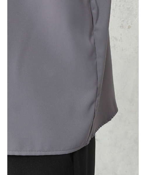 Perfect Suit FActory（パーフェクトスーツファクトリー）の「パール釦ボウタイタックブラウス７分袖（シャツ/ブラウス・レディース・ベージュ/グレー/オフホワイト・S/M/L）」の18枚目の写真