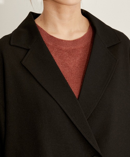 vis-`a-vis（ビサビ）の「【WEB限定】【洗える】ゆるジャケット＆フレアパンツセット（スラックス・レディース・ベージュ系その他/ブラック/ピンク・S/M）」の21枚目の写真