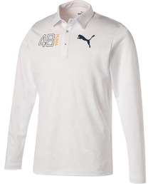 PUMA（プーマ）の「PUMA プーマ メンズ ゴルフ ジャガード 長袖 ポロシャツ（ポロシャツ）」