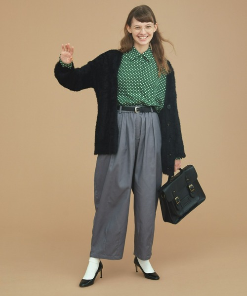 EDIT Gris（エディットグリ）の「シャギーカーディガン（カーディガン/ボレロ・レディース・ブラック/グレー/アイボリー・FREE）」の12枚目の写真