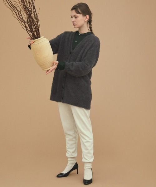 EDIT Gris（エディットグリ）の「シャギーカーディガン（カーディガン/ボレロ・レディース・ブラック/グレー/アイボリー・FREE）」の17枚目の写真