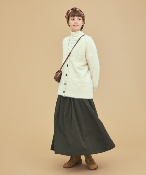 EDIT Gris（エディットグリ）の「シャギーカーディガン（カーディガン/ボレロ・レディース・ブラック/グレー/アイボリー・FREE）」の22枚目の写真