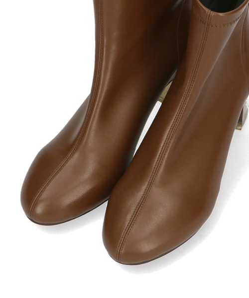 ORiental TRaffic（オリエンタルトラフィック）の「クリアヒールストレッチブーツ/21417（ブーツ・レディース・ホワイト/ブラック/ブラウン・LL/S/M/L）」の9枚目の写真