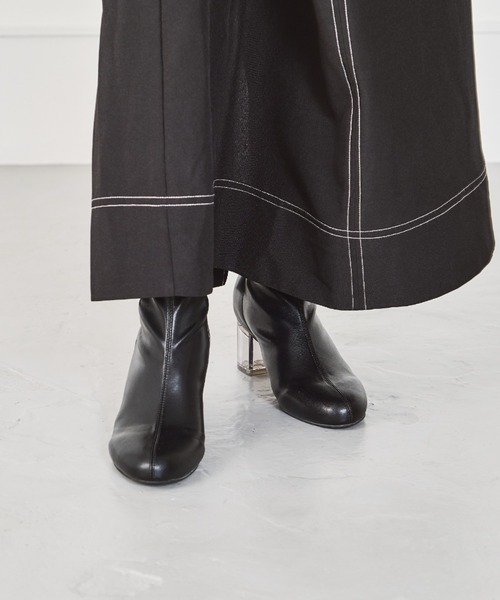 ORiental TRaffic（オリエンタルトラフィック）の「クリアヒールストレッチブーツ/21417（ブーツ・レディース・ホワイト/ブラック/ブラウン・LL/S/M/L）」の16枚目の写真