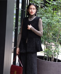 ELFRANK | 【2022AW】フェイクファーベスト(ベスト)