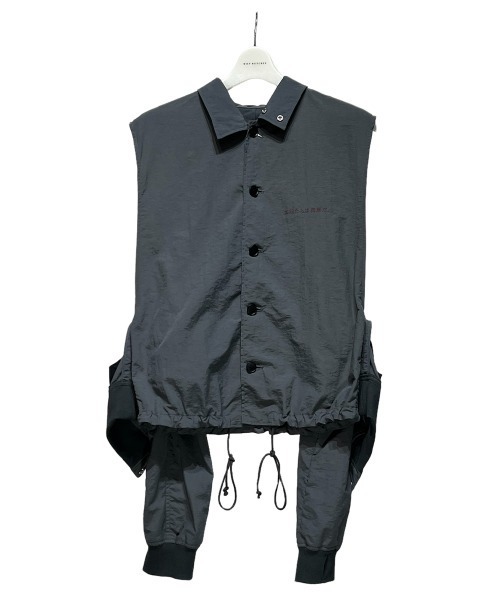 DIET BUTCHER（ダイエットブッチャー）の「DIET BUTCHER Layered blouson（ブルゾン・メンズ・ブラック/グレー・LARGE/SMALL/MEDIUM）」の16枚目の写真