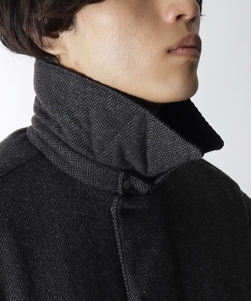 THE SHOP TK (ザ ショップ ティーケー )の「◆【軽量中綿入り】ヘリンボンブルゾン(ブルゾン・メンズ・ダークブラウン/グレー・02/03/04)」の8枚目の写真