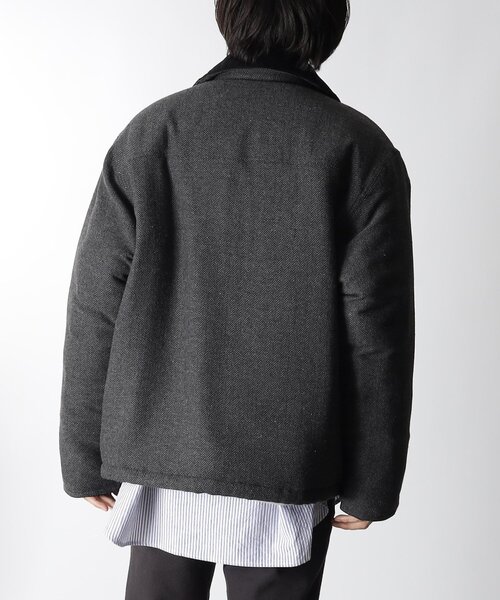 THE SHOP TK (ザ ショップ ティーケー )の「◆【軽量中綿入り】ヘリンボンブルゾン(ブルゾン・メンズ・ダークブラウン/グレー・02/03/04)」の22枚目の写真