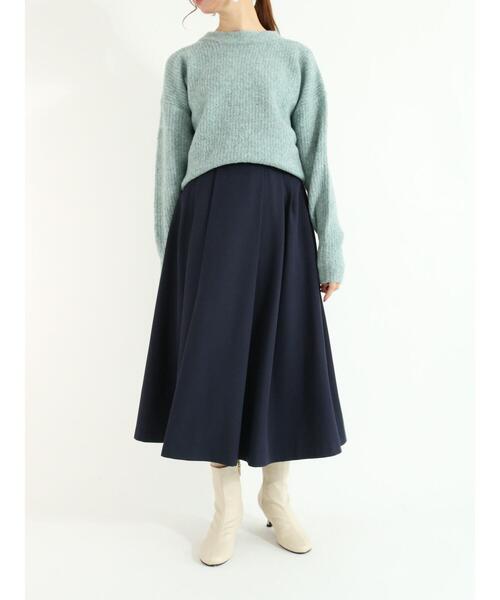 Te chichi(テチチ)の「ブークレー片畦ニット(ニット/セーター・レディース・ベージュ/ピンク/グリーン・フリ-)」の17枚目の写真