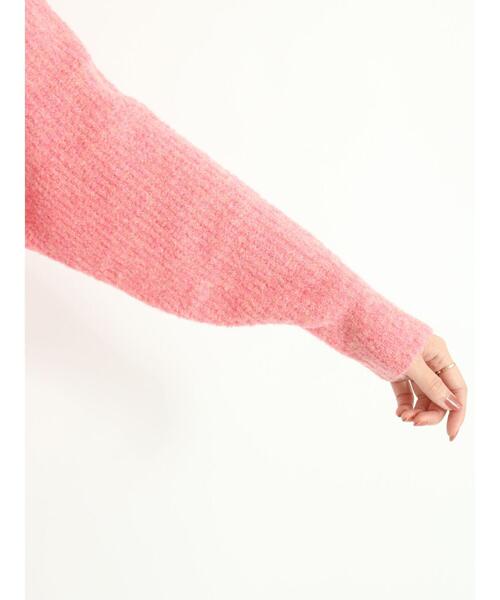 Te chichi(テチチ)の「ブークレー片畦ニット(ニット/セーター・レディース・ベージュ/ピンク/グリーン・フリ-)」の22枚目の写真