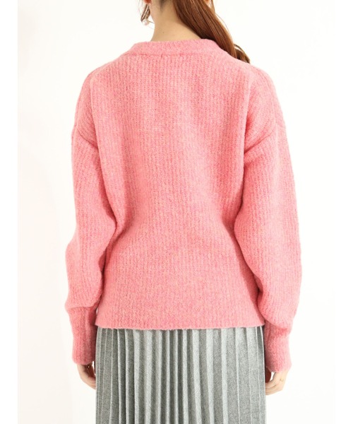 Te chichi(テチチ)の「ブークレー片畦ニット(ニット/セーター・レディース・ベージュ/ピンク/グリーン・フリ-)」の10枚目の写真