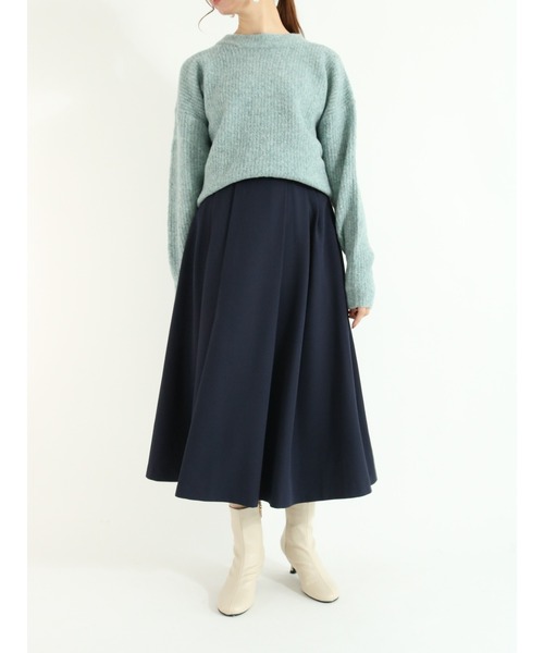 Te chichi(テチチ)の「ブークレー片畦ニット(ニット/セーター・レディース・ベージュ/ピンク/グリーン・フリ-)」の8枚目の写真