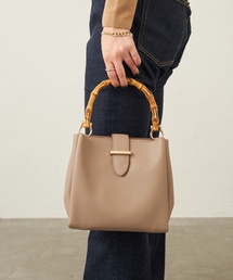 LE TALON | LE TALON バンブーハンドルカナグショルダー(ショルダーバッグ)