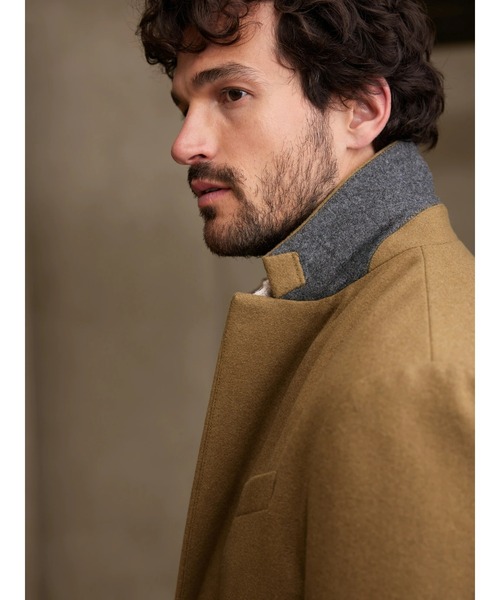 BANANA REPUBLIC FACTORY STORE(バナナリパブリック ファクトリーストア)の「BANANA REPUBLIC FACTORY STORE ウール トップコート(チェスターコート・メンズ・キャメル・S/M/L/XL)」の4枚目の写真