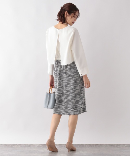 GLOBAL WORK（グローバルワーク）の「洗えるドッキングワンピ/124246（ワンピース・レディース・ネイビー/ホワイト×ネイビー・MEDIUM/LARGE）」の19枚目の写真