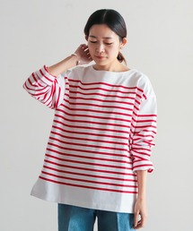 NOMBRE IMPAIR | パネルボーダー②　バスクシャツ(Tシャツ/カットソー)