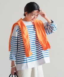 NOMBRE IMPAIR | パネルボーダー②　バスクシャツ(Tシャツ/カットソー)